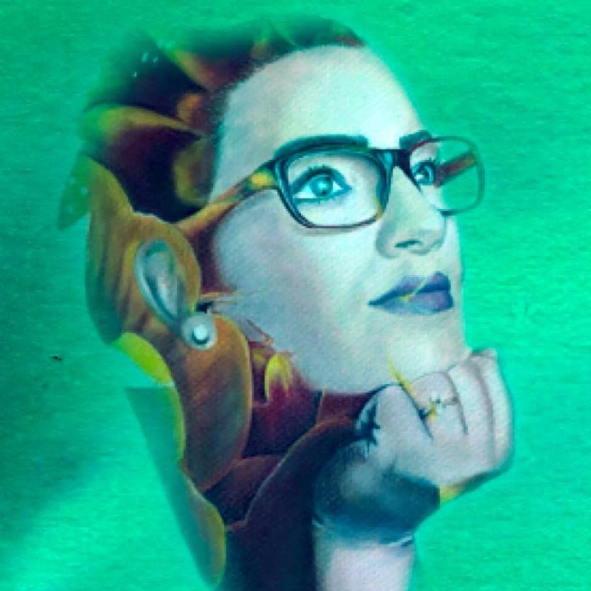 Self portrait of Sheldene